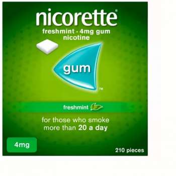 Nicorette Freshmint Chewing Gum 4 mg | 210 Pcs