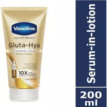 Vaseline healthy Bright Gluta Hya Flawless Glow Serum in Lotion | 200ml