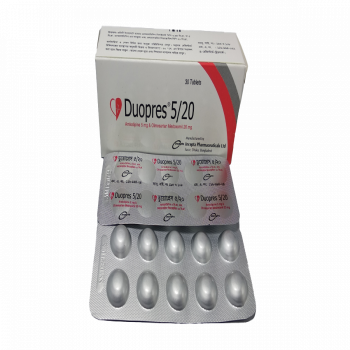 Duopres 5/20mg Tablet