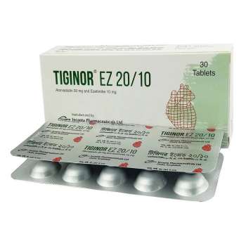 Tiginor EZ 20mg/10mg Tablet 1 Strip