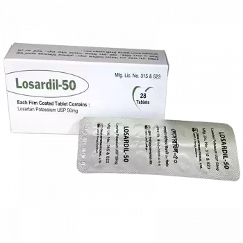 Losardil 50mg Tablet 14pcs