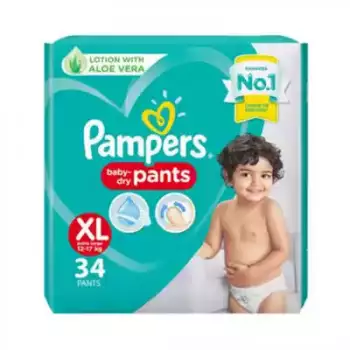 Pampers Baby Dry Pants Diaper, XL (12-17) kg 34pcs
