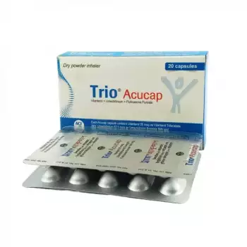 Trio Dry Powder Inhalation Capsule | 25mcg+100mcg+62.5mcg