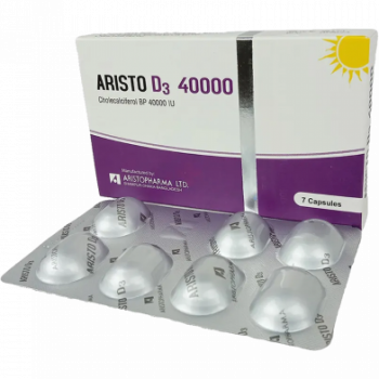 Aristo D3 40000IU Capsule 7pcs