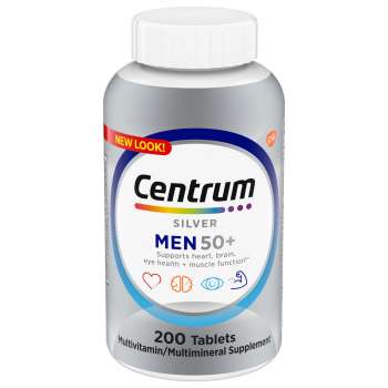 Centrum Silver Men's 50+ 200 Tablets | USA Made