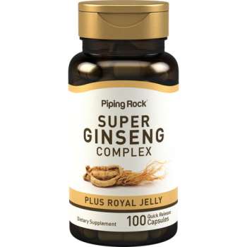 Piping Rock Super Ginseng Complex, 100 Capsules | USA