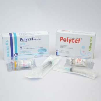 Polycef IM/IV Injection 1gm/vial