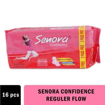 Senora confidence wings (Folded) Regular Flow Sanitary Napkin 16 Pads