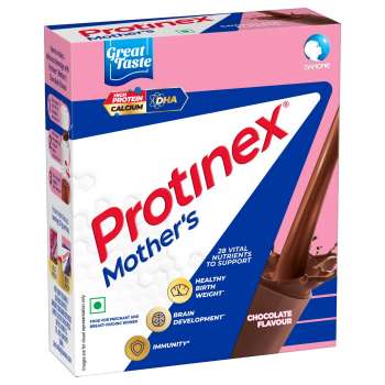 Protinex Mother's Nutritional Drink - (Chocolate Flavor, 250 Gram) with 28 Vital Nutrients, Essential Nutrition during Pregnancy & Lactation, Support Healthy Birth Weight, Brain Development &