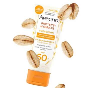 Aveeno Protect+ Hydrate All Day Hydration Sunscreen SPF 60, 88ml Tube