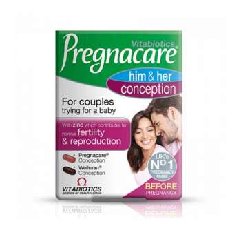 Vitabiotics Pregnacare Him & Her Conception 60 Tablets