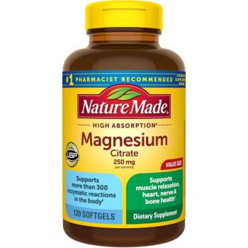 Nature Made Magnesium Citrate 250mg 120 Softgel