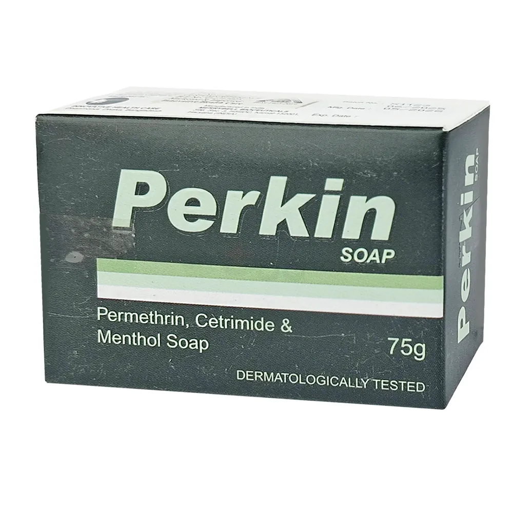 Perkin Permethrin, Cetrimide & Menthol Soap 75g