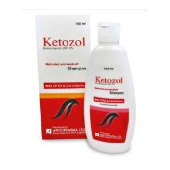Ketozol 2% Medicated Anti-Dandruff Scalp Shampoo 100ml