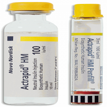 Actrapid HM Vial (Solution for Injection)-100IU/ml