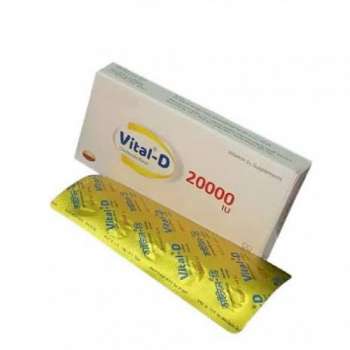 Vital D 20000IU Capsule 1 Strip