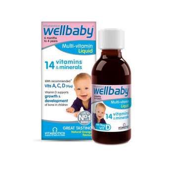 Vitabiotics Wellbaby Multivitamin Liquid 6 months to 4 Years