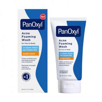 PanOxyl Acne Foaming Wash Benzoyl Peroxide 10% Maximum Strength 156g