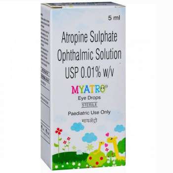 Myatro Atropine Sulphate 0.01% Ophthalmic Solution 5ml