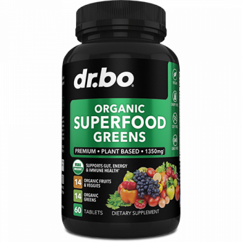 dr.bo Organic Superfood Greens, 60 Tablets | USA