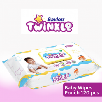 Savlon Twinkle Baby Wipes 120's Pack