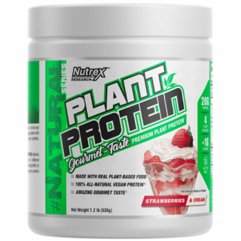 Nutrex’s Reseacrh Strawberries and Cream Plant Protein, 536g