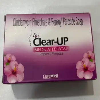 Clear Up Anti-Pimple Soap with Clindamycin Phosphate & Benzoyl Peroxide