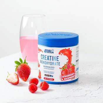 Applied Nutrition Creatine Monohydrate, Strawberry & Raspberry, 50 Serving