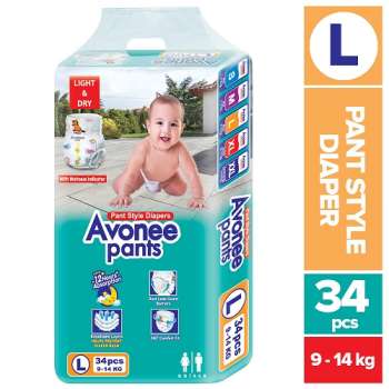 Avonee Large Pant Diaper (9-14Kg) 34pcs