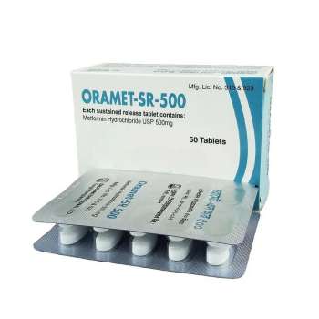Oramet SR 500 Tablet 1 Strip