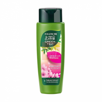 Follow Me Green Tea Soft & Smooth Shampoo with Sakura Extract 320ml