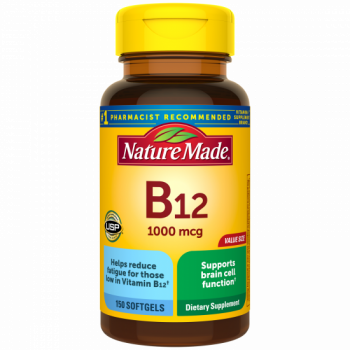 Nature Made B12 1000 mcg, 150 Softgels | USA