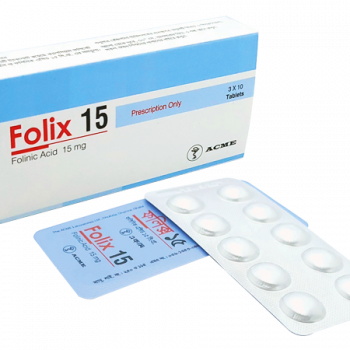 Folix 15mg Tablet 1 Strip - Buy Online in Bangladesh | ePharma