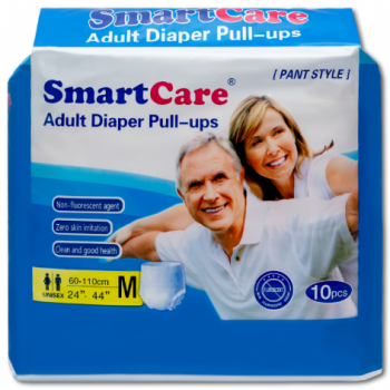 Smartcare Adult Unisex Diapers, Pull-ups, Pant, M Size, (60-110cm) 10pcs