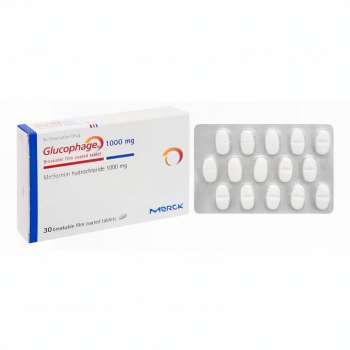 Glucophage 1000mg Tablet 1 Strip