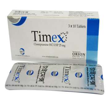 Timex 25mg Tablet 10Pcs