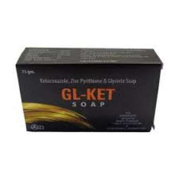 GL-Ket Ketoconazole, Zinc Pyrithione & Glycerin Soap 75gm