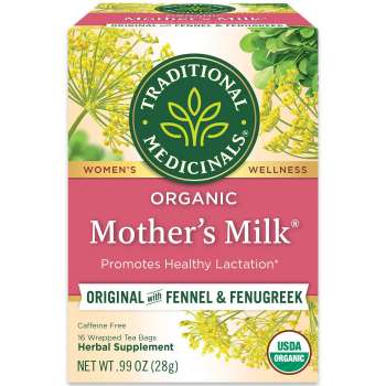 Traditional Medicinals Organic Mother's Milk Women's Tea, Promotes Healthy Lactation, USA - 16 Tea Bags