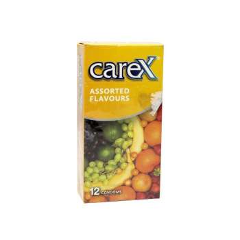 Carex Assorted Flavours Condom-12pcs Box
