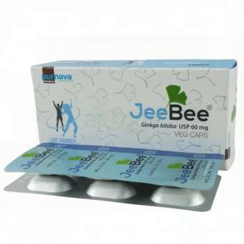 JeeBee 60mg Veg Capsule 1 Strip