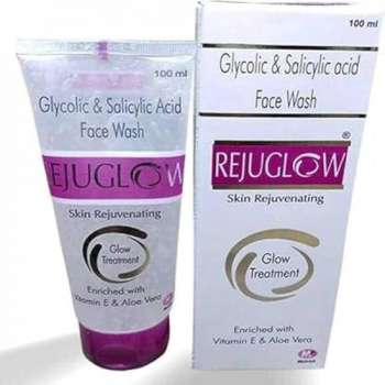 Rejuglow Glycolic & Salicylic Acid Skin Rejuvenating Face Wash | 100ml Tube