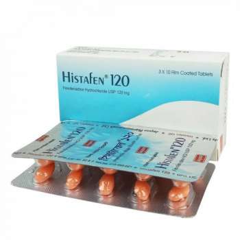Histafen 120mg Tablet | 1 Strip