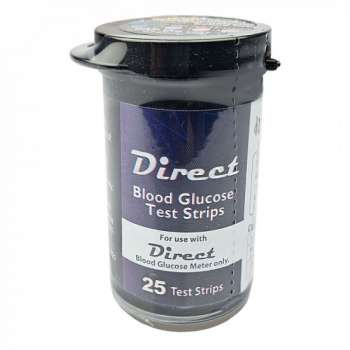 Direct Blood Glucose Test Strip | 25pcs