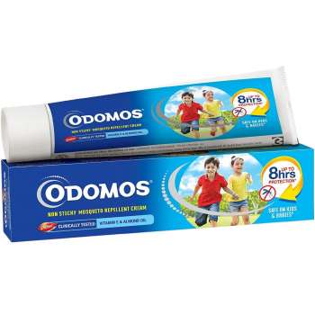 Odomos Naturals Non-Sticky Mosquito Repellent Cream - 50g, India