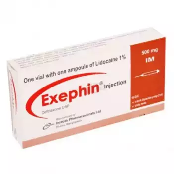 Exephin 500 mg IM