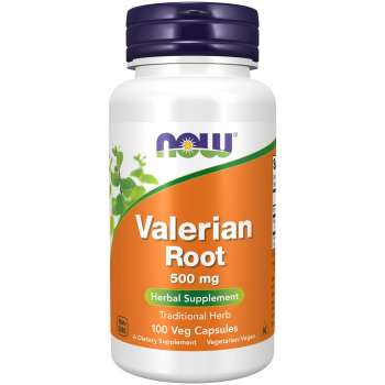 NOW Foods Valerian Root 500 mg, 100 Veg Capsules | USA Made