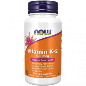 NOW Vitamin K2 100mcg 100 capsules
