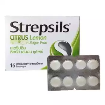 Strepsils Citrus Lemon Sugar Free 16pcs