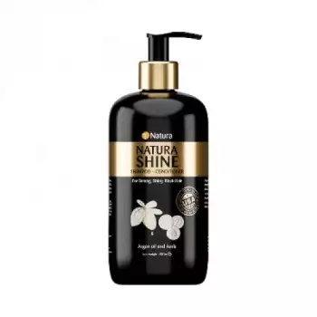 Natura Shine Shampoo + Conditioner For Strong Shiny Black Hair | 330ml