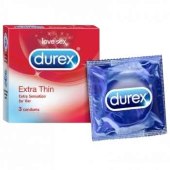 Durex Extra Thin Condom 3's Pack